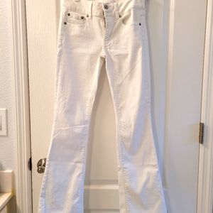 White American eagle flare jeans